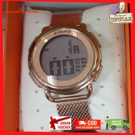 Jam Tangan Edify Original Pria Atau Wanita Digital Watch Tali Rantai Stainless Terbaru Terlaris 2021