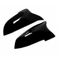 亮黑/碳纖紋款 替換式牛角後視鏡蓋 倒車鏡殼 後照鏡外殼 適用於F01 F02 F10 550i 535i F12