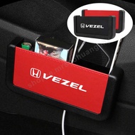 Car Organizer Box For Honda Vezel Auto Mobile Phone Holder Pocket Emblem Logo Car Accessories Interi