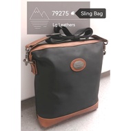 Kickers Genuine Leather & Canvas-Sling Bag-79275S