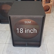 Box subwoofer 18 inch