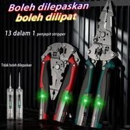 13 in 1 Multifunctional Foldable Electrical Stripping Pliers  Portable Cutting Pliers Electrical Pen