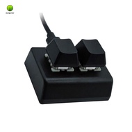 2 Keys Macro Programming Keyboard RGB Mini Keyboard Gaming Drawing Red Switch Custom Keyboard OSU Ga