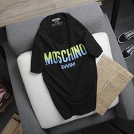 HOÀN TIỀN 15% - Áo Thun Nam Nữ Chất Cotton Thương Hiệu MOSCHINO SWIM