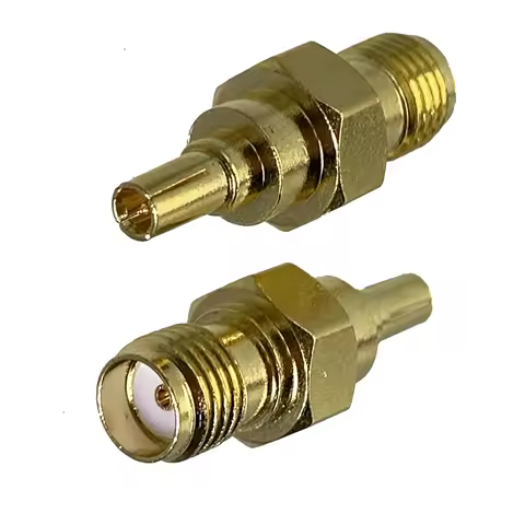 1pcs Connector Adapter SMA Female Jack to CRC9 Male Plug RF Coaxial Converter Straight 50ohm Wire Te