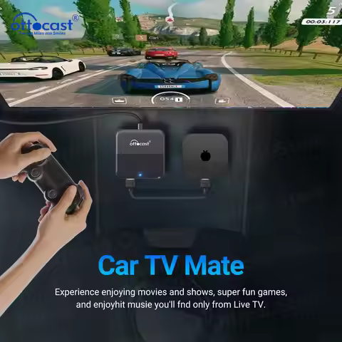 2024 Ottocast Car TV Mate for Wired CarPlay Car for HDMI Output Video Converter for TV Sticks Game C