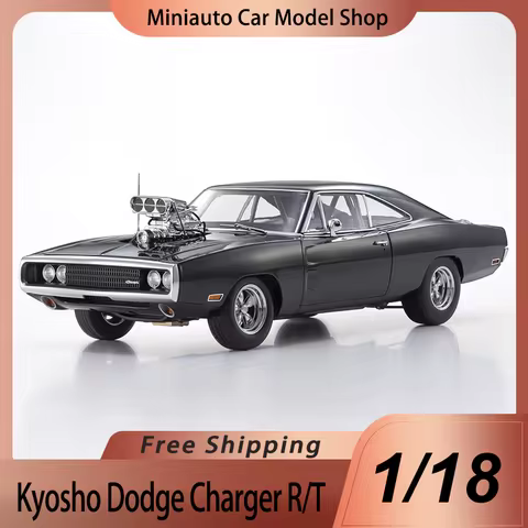 New Presale Kyosho 1:18 Dodge Charger R/T 1970 Fast Furious Dodge Charger Alloy Miniature Die-Castin