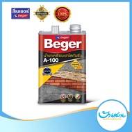 น้ำยาเคลือบใสกันซึม Beger A-100 เหมาะสำหรับเคลือบอิฐ หิน ผนังปูนขัดมัน ช่วยให้ทนทานต่อน้ำ