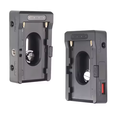 NP-F Series Battery Plate Power Adapter Distributor Charger for DSLR Camera Field Monitor DC 8V 12V