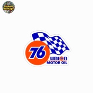 Union 76 motorcycle oil logo brand racing sticker