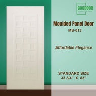 Pintu/ Pintu Kayu Kulit Moulded/ Moulded Panel Door/ MS013
