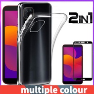 sqxuu795sc Huawei Y5P 2020 Soft Case Clear TPU Ultra Slim Full Cover Case【2-IN-1】