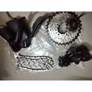 Road Groupset 2x9speed 4 items Sensah shifter and rd with taya chain and sunrun Cassete sprocket