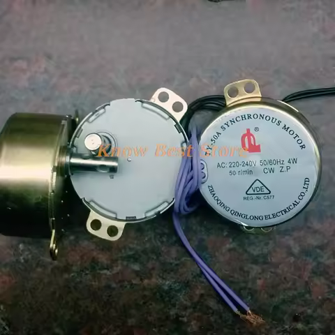 1PCS TY-50A 4W Synchronous Motor 50 R/min 220V~240V Voltage for Electronic Projects
