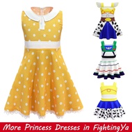 Disney Toy Story Buzz Lightyear Jessie Woody Gabby Costume for Kids Girl Cartoon Princess Party Cosp