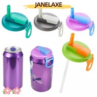 JANELAXE932QW Soda Can Lids, Replacement Splash Proof Straws Soda ​Can Covers, Portable Juice Cup Li
