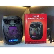 Outdoor High Volume 20w 8 Inch Speaker ZQS8137  Portable Party Dj Speaker Set Subwoofer Sound Light 