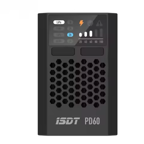 1pcs PD60 60W 6A Type-C Input Battery Balance FPV Charger for 1-4S Lipo Battery RC Drone Quadcopter 