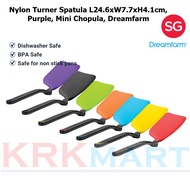 (Bundle of 2) Dreamfarm Mini Chopula Nylon Turner Spatula L24.6xW7.7xH4.1cm | Non-Stick Kitchen Turn