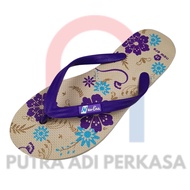 New Era Sandal Jepit Wanita Motif Bunga - New Era DAISY Sandal Cewek Karet Anggun Floral