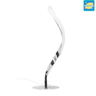 NIUYO Curved Table Lamp, 110-240V 3W LED Table Lamp, Modern US Plug Soft White Light 1.5m Cable Desk