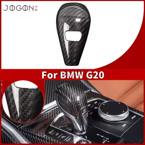 Real Carbon Fiber Gears Shift Knob For BMW G20 G21 X3 G01 X4 G02 2022 G29 G22 G23 G26 F40 F44 G42 St