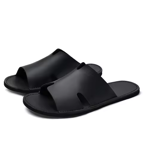 Summer Men'S Outdoor Cool Slippers Plus Size Outdoor Beach Versatile Eva Soft Bottom Anti Slip 38-47