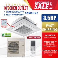 Samsung 3.5HP WindFree™ Inverter 4-Way Cassette Air Conditioner AC100TN4DKC/EA & AC100TXADNC/EA | Th