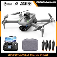 New K998 8K professional drone FPV GPS dual camera 3-axis flyer FPV intelligent obstacle avoidance helicopter children's RC toys
