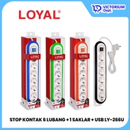 LOYAL LY-266USB 6-HOLE CABLE 1.5M USB HUB MULTICORD LY-266U
