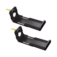 [yagojh] 2x Soundbar Stands Speaker Accessories Carbon Steel Speaker Support for Home Theater up to 