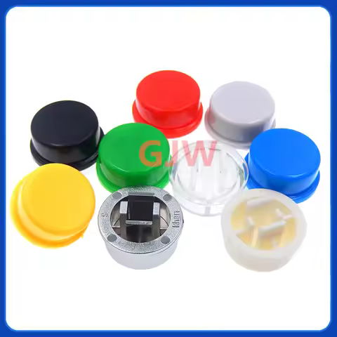 10-50PCS round Tactile Button caps for B3F-4055 12X12X7.3MM Micro TACT Key SWITCH FOR ARDUINO 12*12*