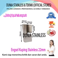 Engsel Kuping Stainless 22mm