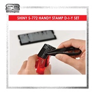 SHINY DIY SET S-772 /HANDY STAMP /DIY SET / INSTANT STAMP / EXPRESS RUBBER STAMP / SELF INKING STAMP
