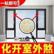 镇宅八卦.金属摆件窗户客厅玄关贴纸装饰品隐形自粘室内摆件The Eight Trigrams of the Town House Metal ornaments, windows, living ro