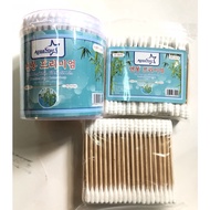 200 Aquastar wooden cotton balls, genuine pure cotton balls, ear cotton swabs, earwax cotton balls