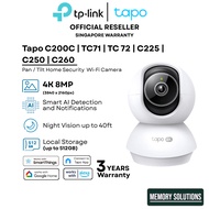 Tapo Camera CCTV IP Camera 360 WIFI 2K QHD TP-Link C200C C211 TC71 TC72 C225 C260 C250