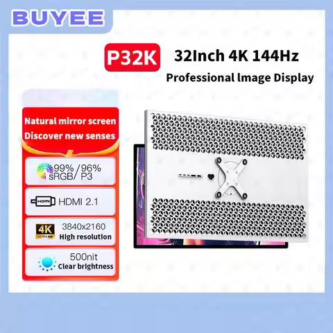 32" LCD Screen 3840*2160 4k 144HZ Display IPS Panel HDMI2.0+DP1.4+USB2.0 Monitor GLOSSY Screen Type-