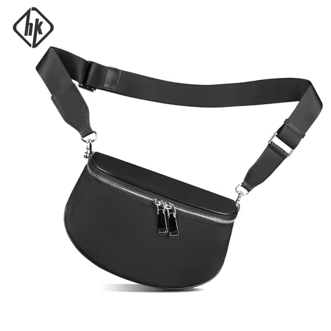 HK Fashion Crossbody Bags for Man Durable Men's Shoulder Bag Waterproof Mini Messenger Bag Lightweig