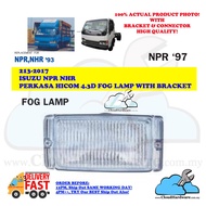 [213-2017] ISUZU NPR NHR PERKASA HICOM 4.3D FOG LAMP WITH BRACKET with Mounting BRACKET