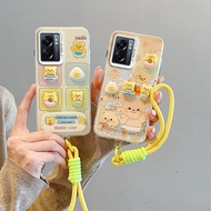 Casing OPPO A57 5G Casing OPPO A77 5G Casing For OPPO Casing with a Bracelet  Casing hard Phone Casi