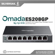 Tp-Link ES208GP New Omada 8-Port Gigabit Easy Managed Switch with 8-Port PoE+