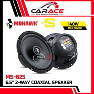 CARACE MOHAWK MS-625 6.5 2-Way Coaxial Speaker 6.5 Inch 2Way Speaker 140Watts 6.5" Car Speaker MOHAW