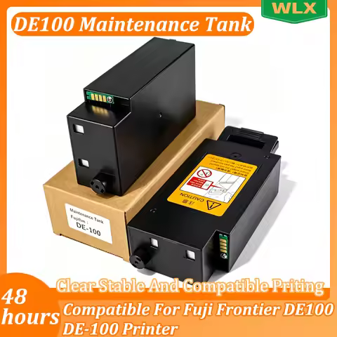 DE100 Maintenance Tank Waste Ink Collector-1/2/3 PCS-With Chip Compatible for Fuji Frontier DE100 DE