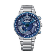 (AUTHORIZED SELLER) Citizen Eco-Drive Blue Dial Silver Stainless Steel Strap Men Watch CC3030-53L