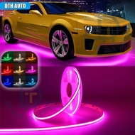 DTH DC12V Motorcycle Car Decor Lamp COB LED Strip Light Tape Lamp For Chery QQ Tiggo 7 Pro 8 4 5 3 2