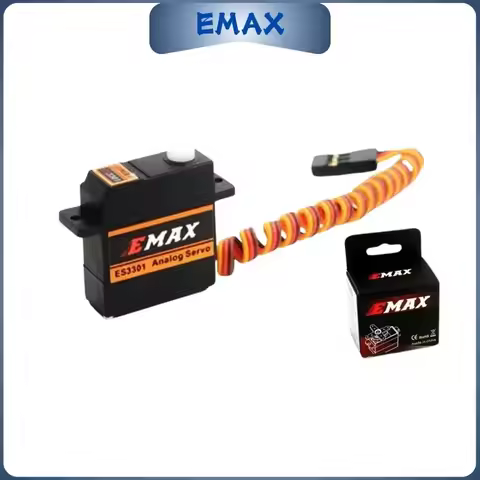 1PCS EMAX ES3301 ES3351 ES3302 ES3352 9mm 4.8-6V Analog / Digital Servo Metal Gear For RC Glider Rc 