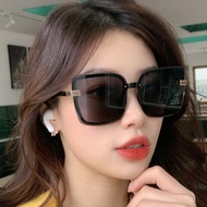 2 Colors Street Wear Square Frameless Plain Face Anti-UV Sunglasses 72300
