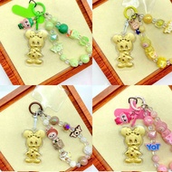 Minnie Bag Pendant with Gold 999 Genuine Mobile Phone Chain Keychain Collector-level Trendy Play Pen