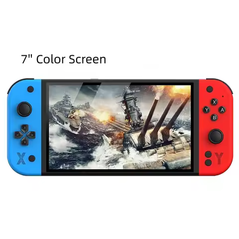 G90 Classic Handheld 7-Inch HD Video Game Console 15000 Games & 4000mah Battery Supports 30 Simulato